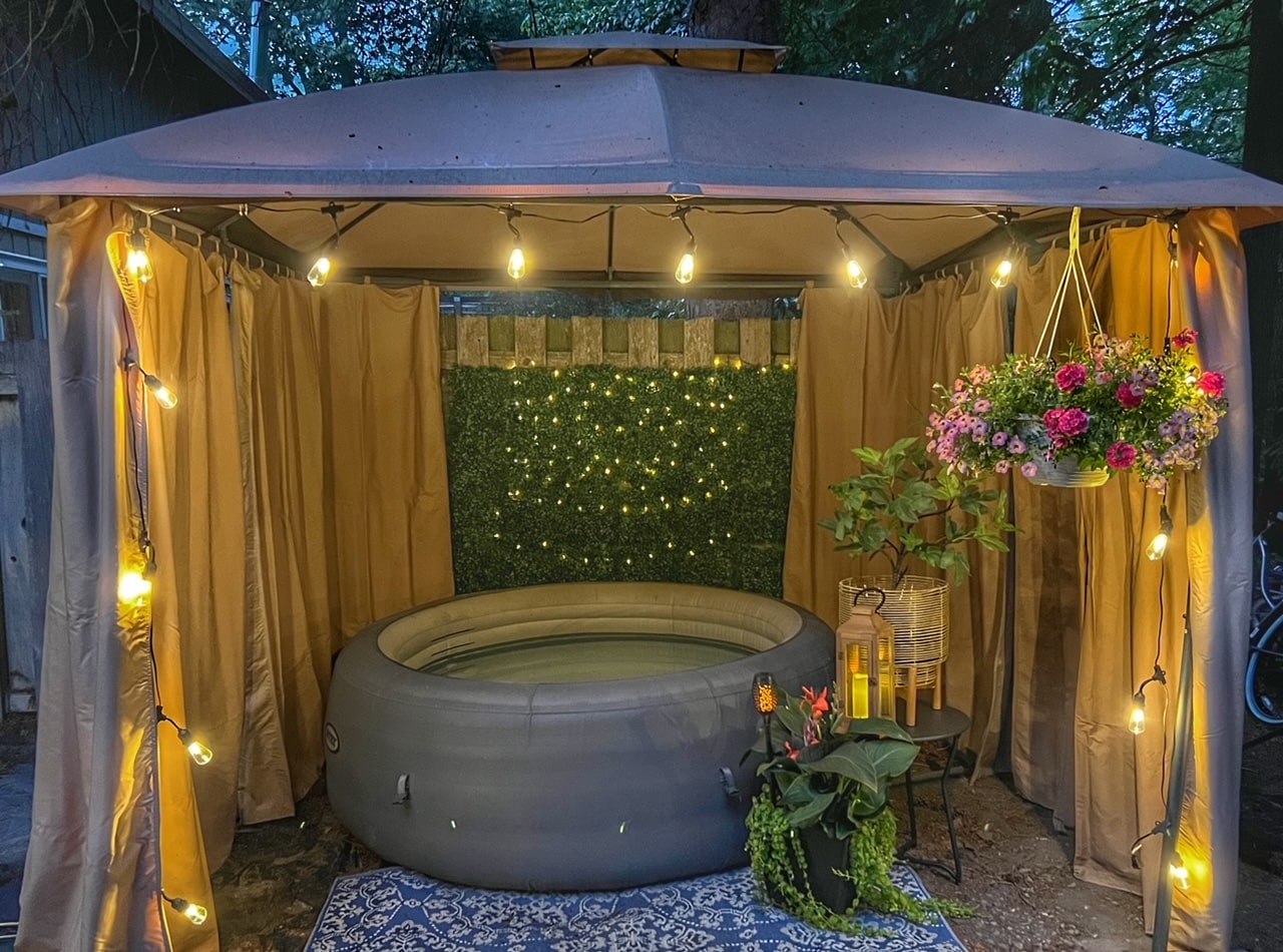 Inflatable Hot Tub Surround Ideas