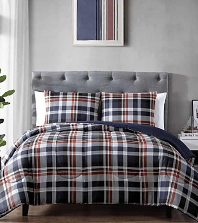 Plaid comforter at macys