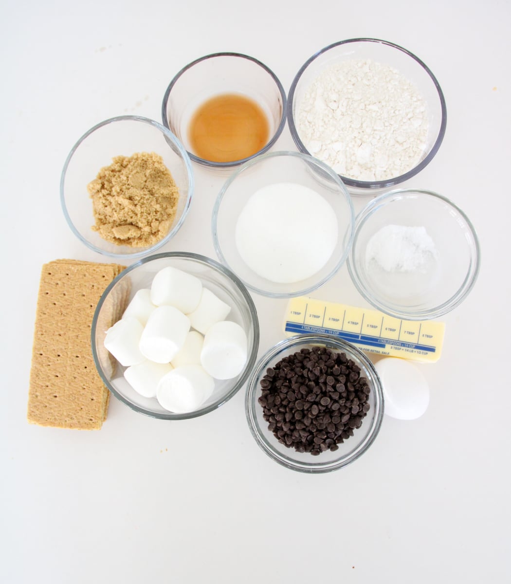 Smore Crumbl Cookies Ingredients