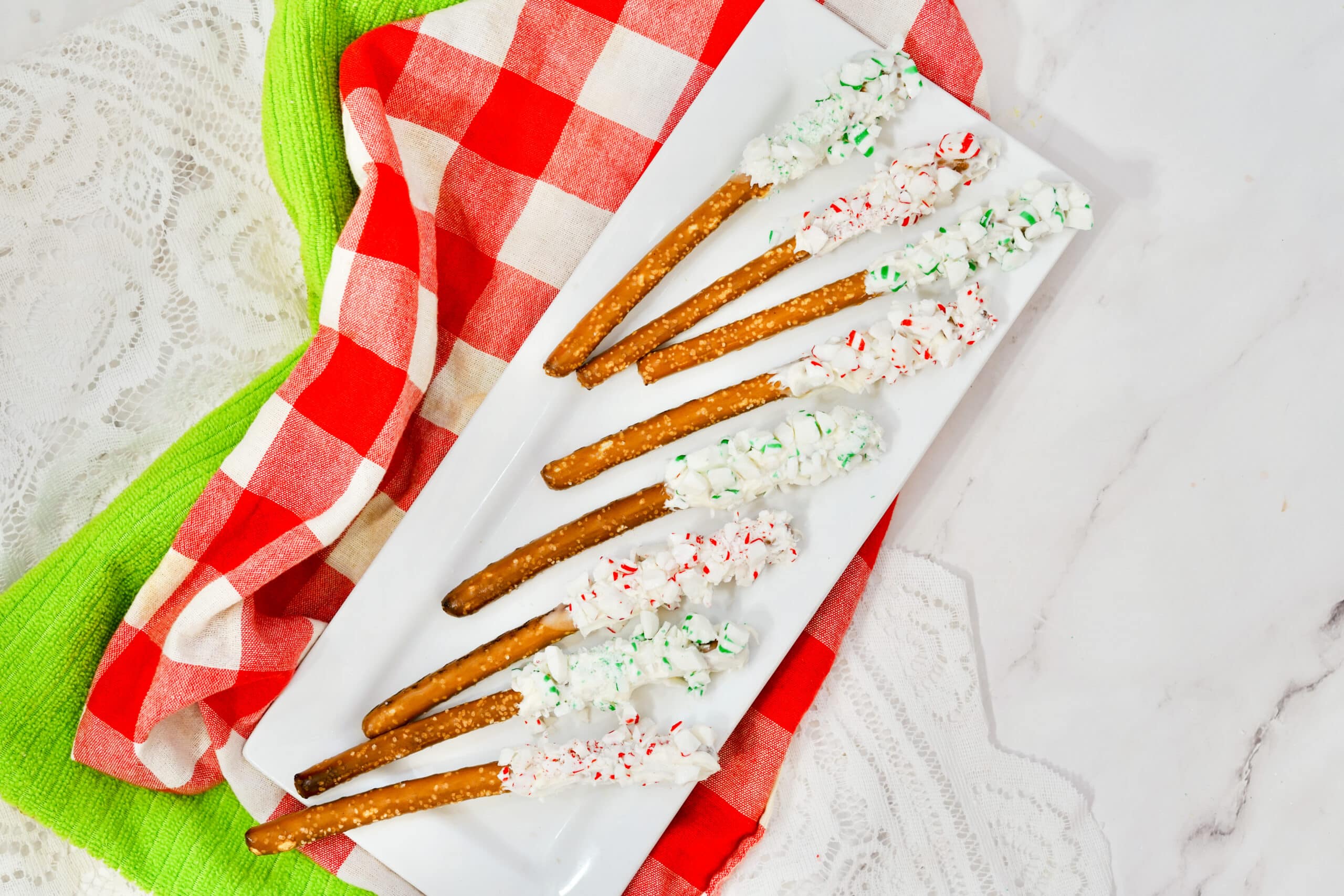 White Chocolate Pretzel Rods