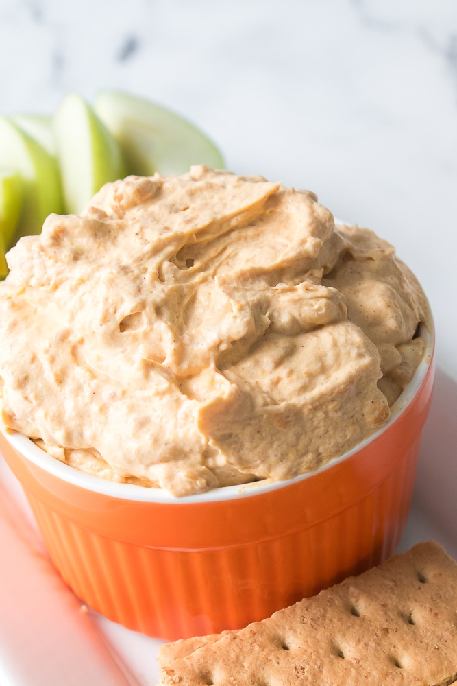 Pumpkin Fluff Dip Recipe – Only 3 Ingredients + Spices Needed – So Simple!