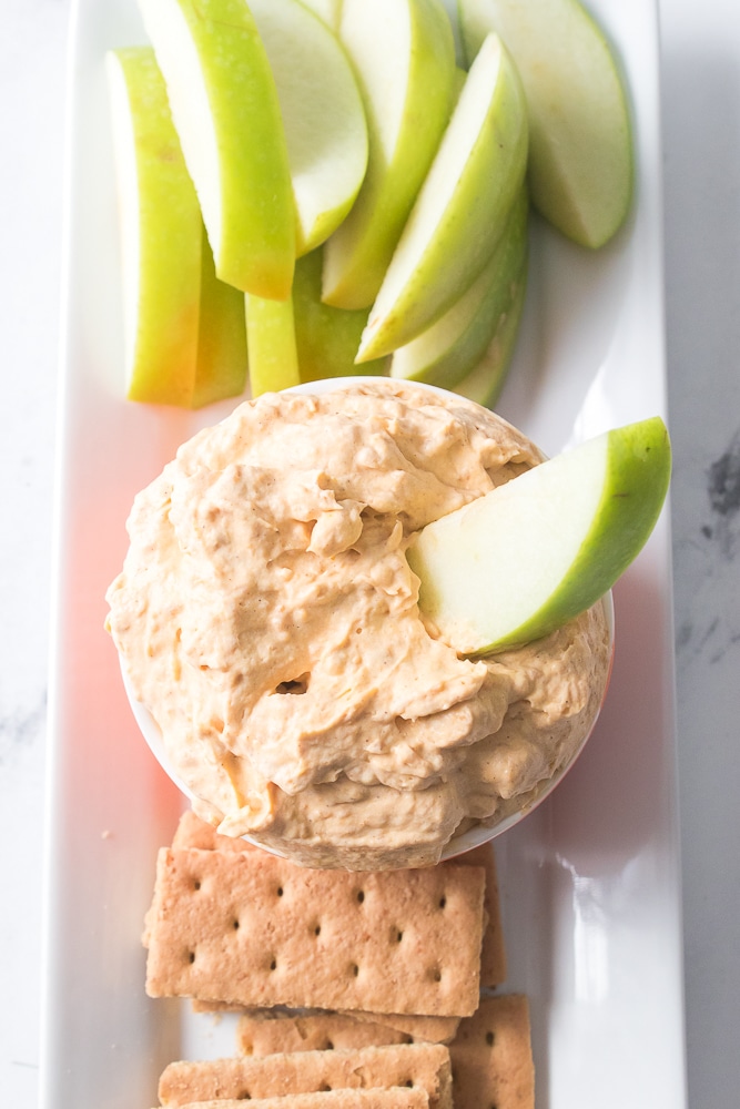 Pumpkin dip with fluff