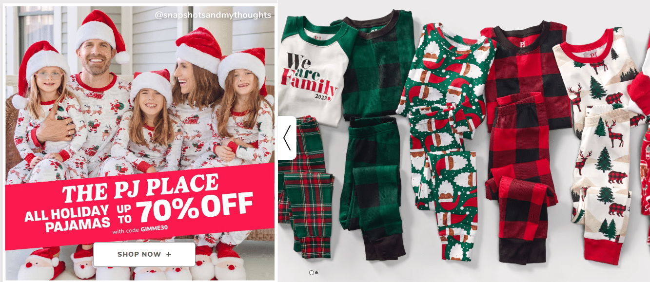 The Childrens place matching family pjs