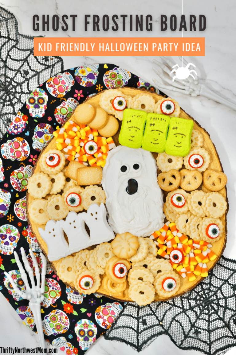 Ghost Frosting Board – Kid Friendly Halloween Party Idea!
