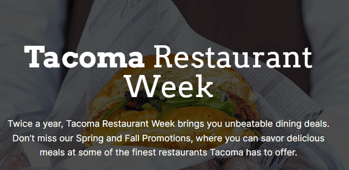 Tacoma Restaurant Week