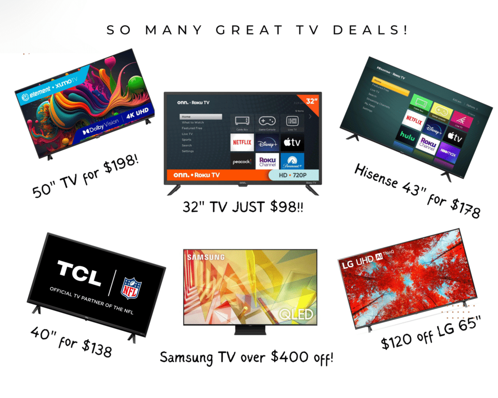 Walmart Black Friday TV Deals 2023! 50″ for $148, 65″ for $228 & More!