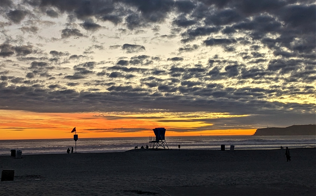 Sunset at Hotel Del Coronado Beach
