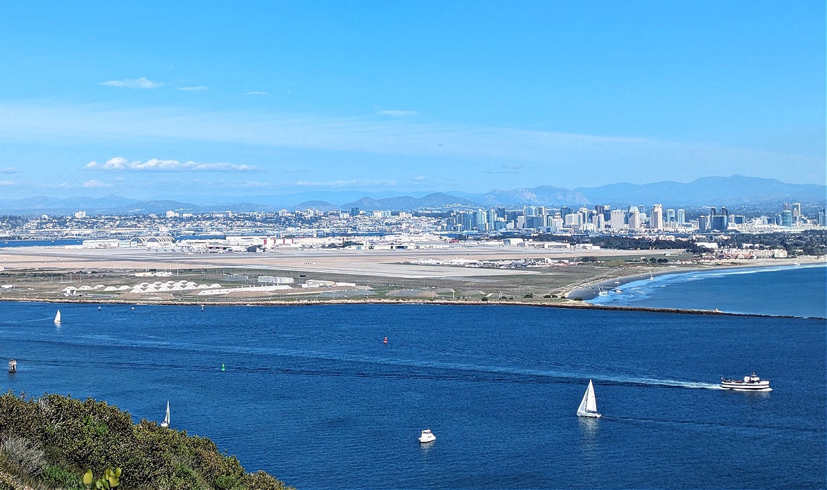Views of Downtown San Diego from Cabrillo Monument