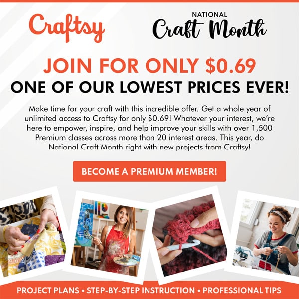 Craftsy Membership Deal