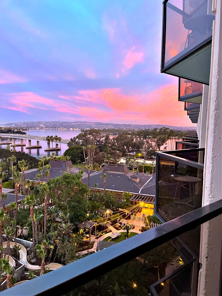 view from hyatt regency mission bay