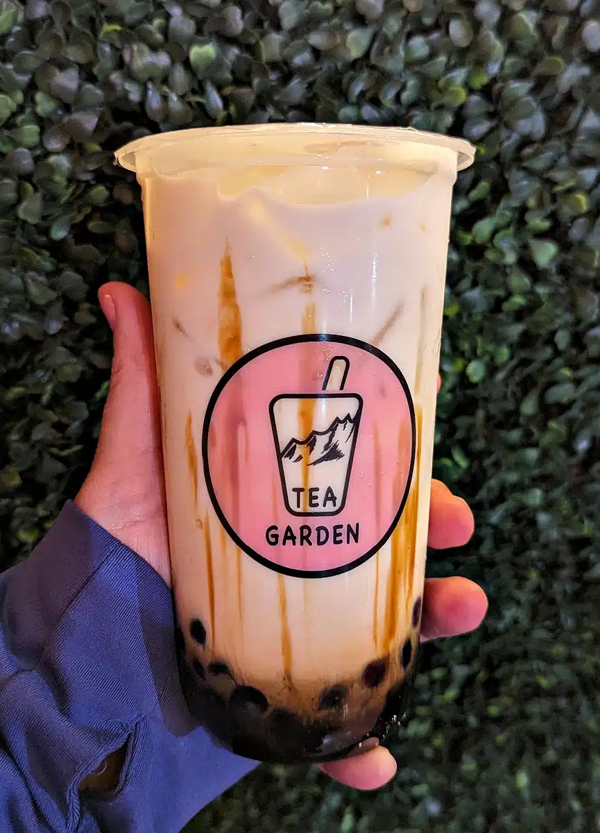 Boba at Tea Garden