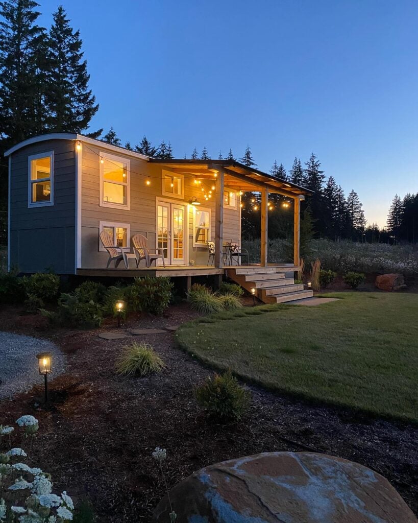 Tiny Timbers Adorable Tiny House in Estacada Oregon, Set in the Midst of Beautiful Tree Farms