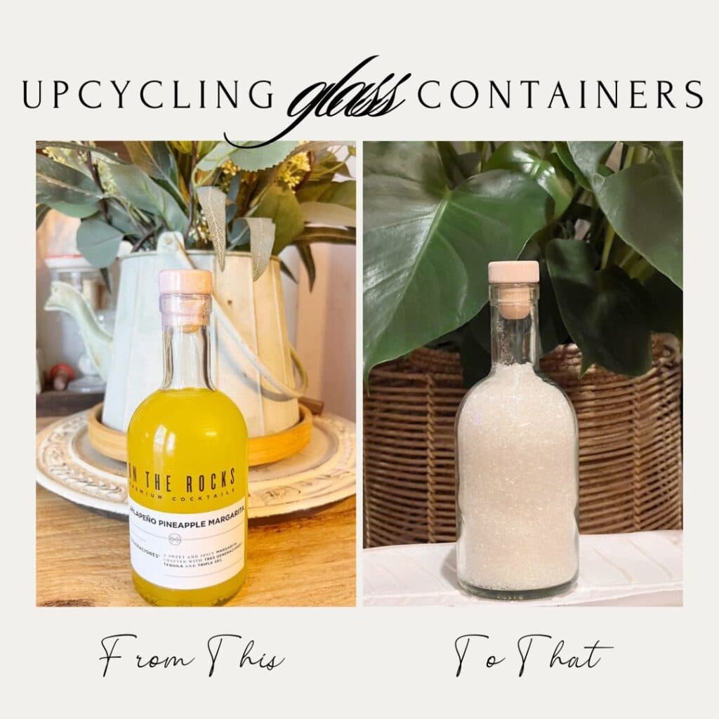 Upcylcing Glass Containers