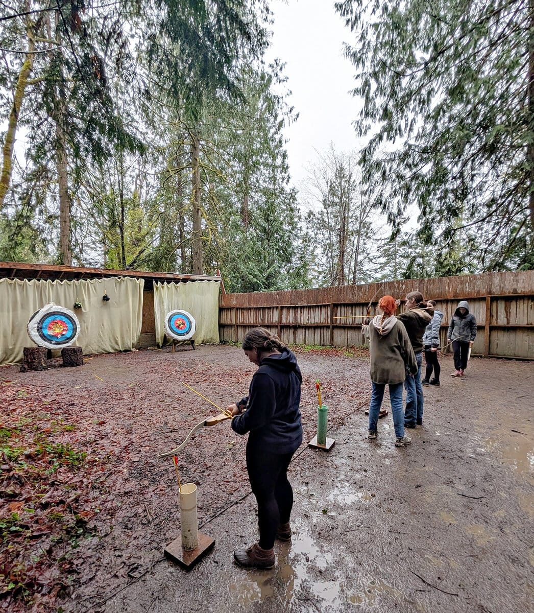 Archery Area at YMCA Camp Colman